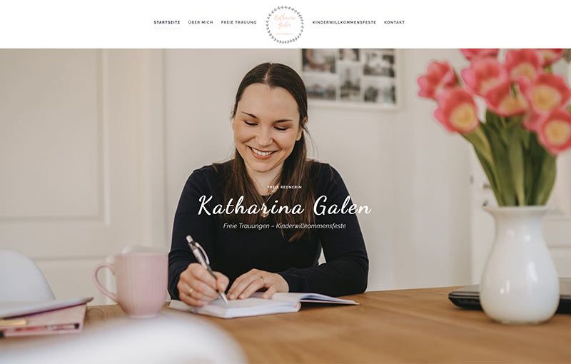 Webdesign Bielefeld für Katharina Galen