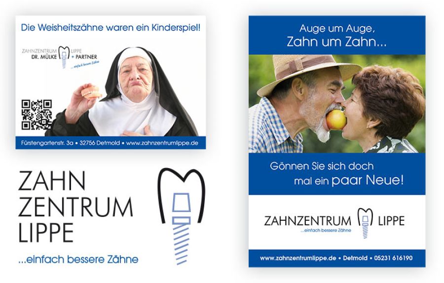 Screenshot Zahnzentrum Lippe Website
