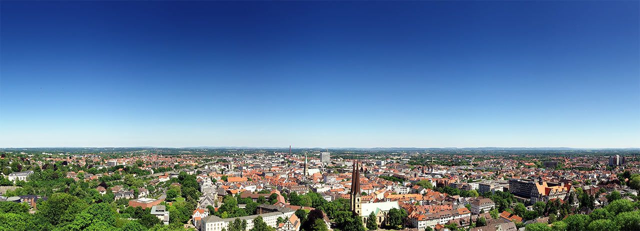 Blick über Bielefeld