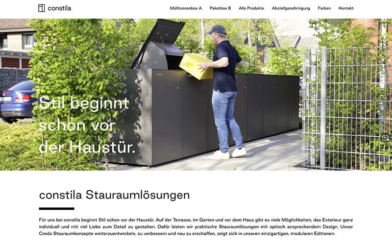 Webdesign aus Bielefeld für constila