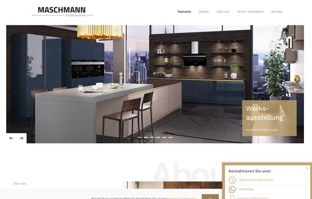 Webdesign Bielefeld Maschmann Küchen