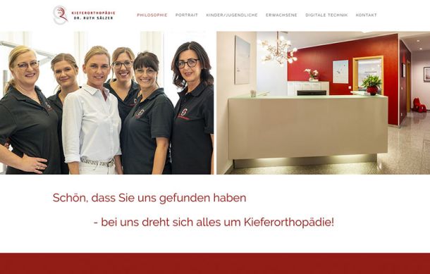 Webdesign Bielefeld für Dr. Ruth Sälzer