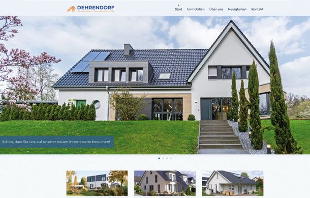 Webdesign f&uuml;r Dehrendorf in Detmold