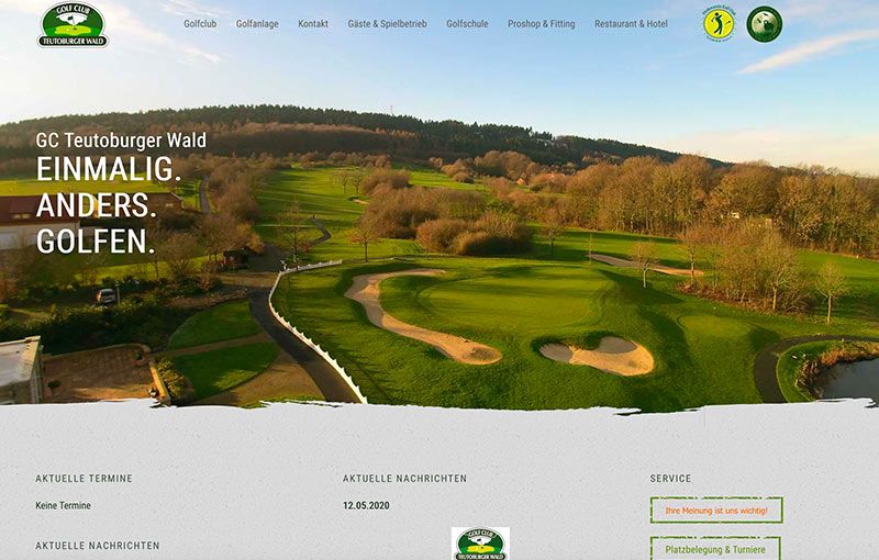 Screenshot GCTW Website